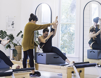 Advanced Classical Pilates class at ALIGN Pilates Studios