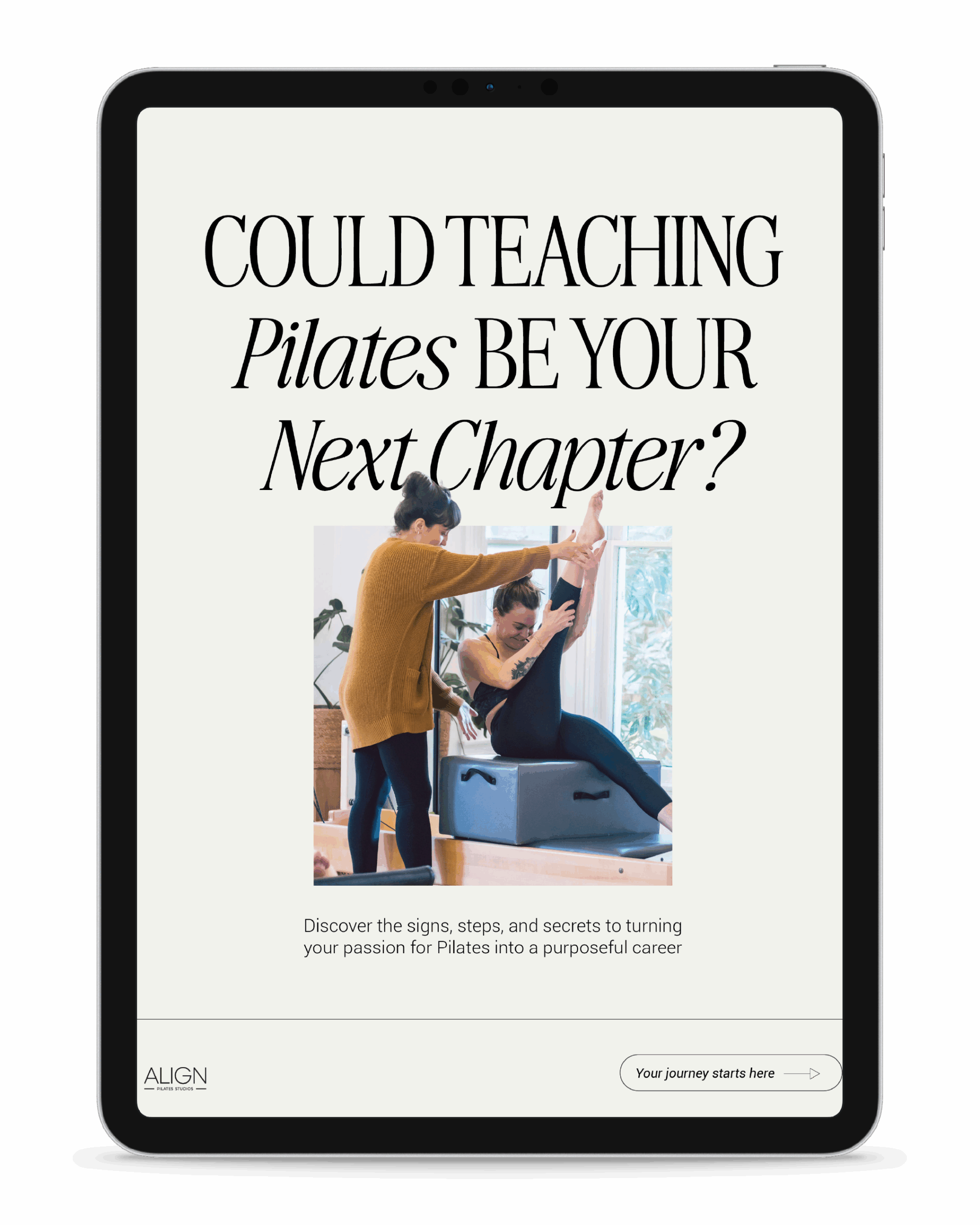 How To Become A Certified Pilates Instructor Guide - ALIGN Pilates Studios - Brooke Bowersock